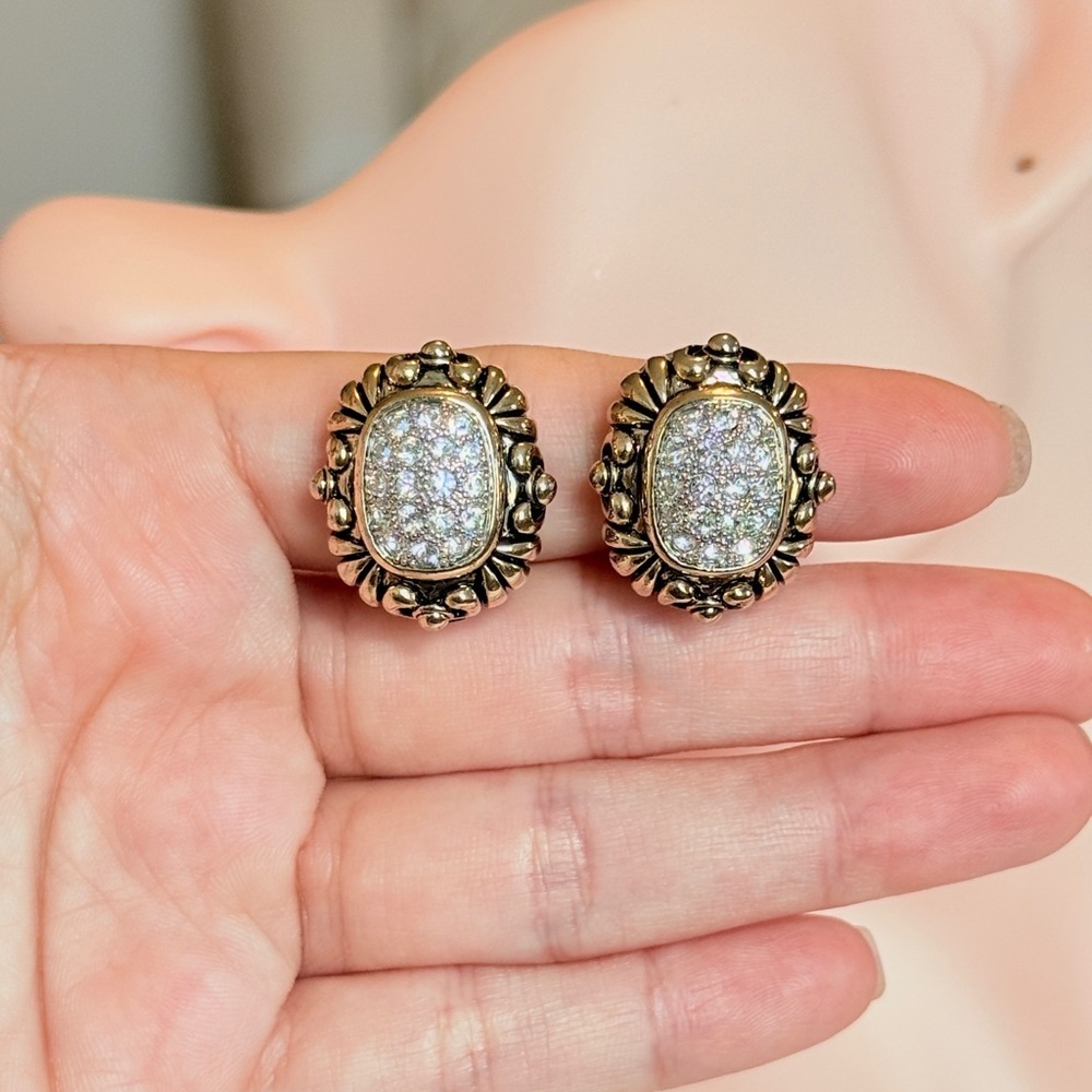 Elegant Gold Clip-On Earrings